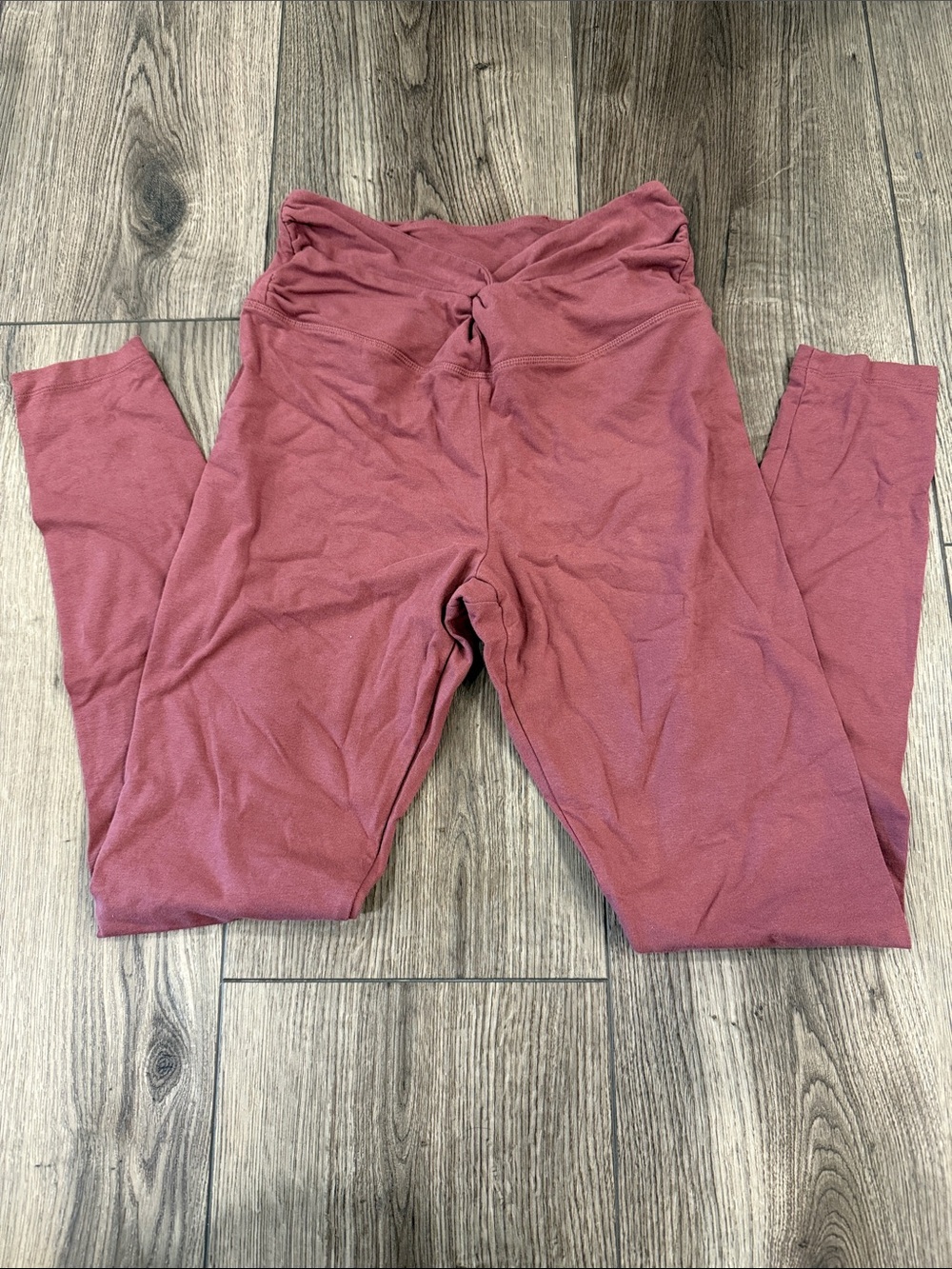 PINK Victoria's Secret Girls' Twisted-Waist Leggings - Dusty Rose